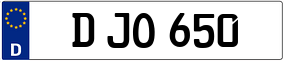 Truck License Plate